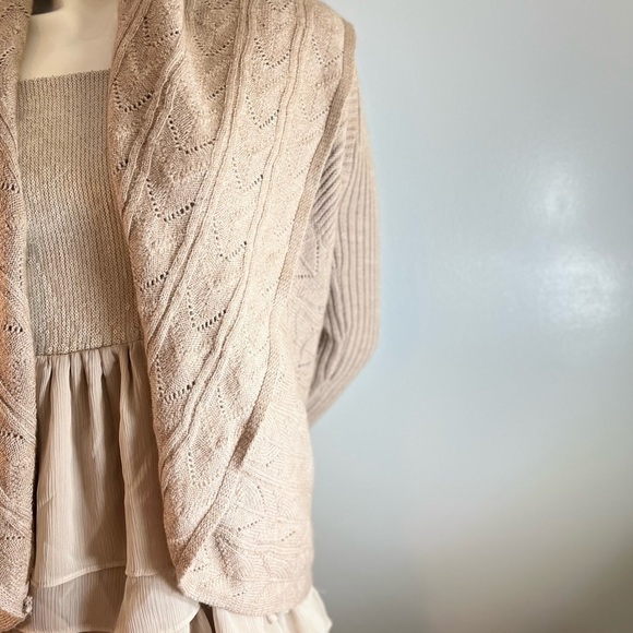 MAX Studio Merino Wool Cocoon Cardigan Size Small - Picture 8 of 9